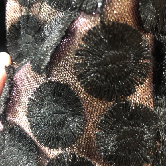 Jill Stuart black/gold cocktail dress. Sz 4 - Picture 15 of 16